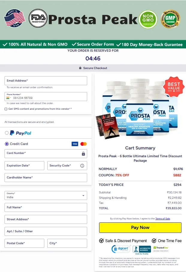 ProstaPeak - Secure Page